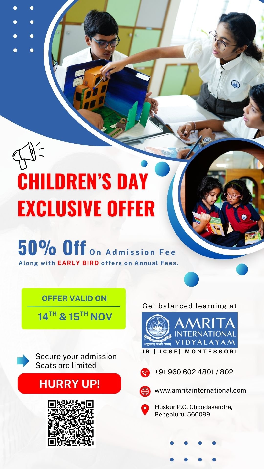 Amrita International Vidyalayam - Huskur Road