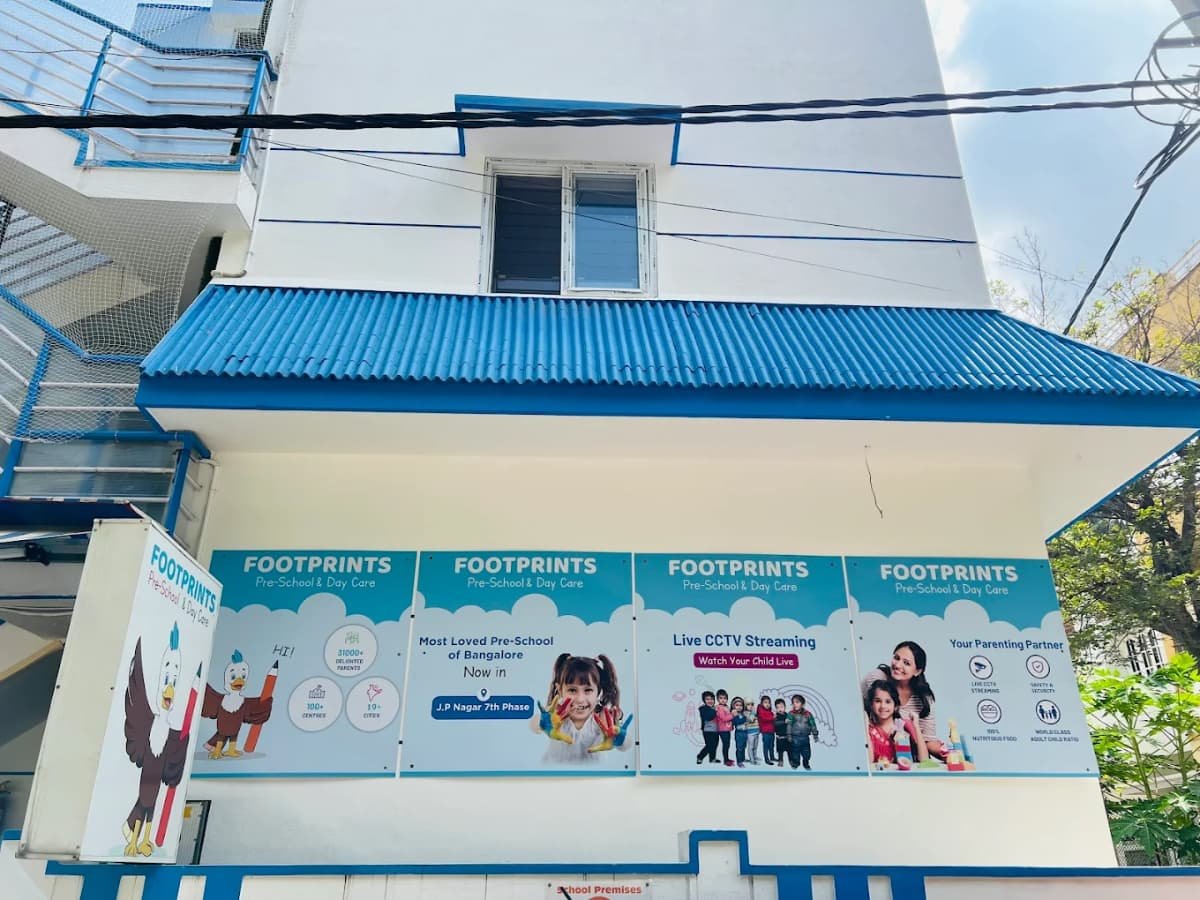 Footprints: Play School & Day Care Creche, Preschool in JP Nagar 7th Phase, Laxminagar, Bangalore