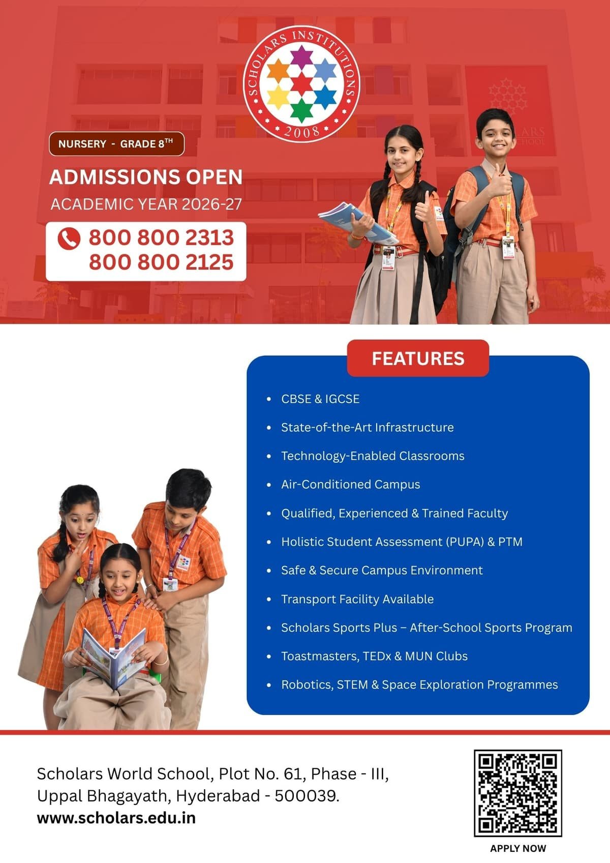 Scholars World School- Uppal
